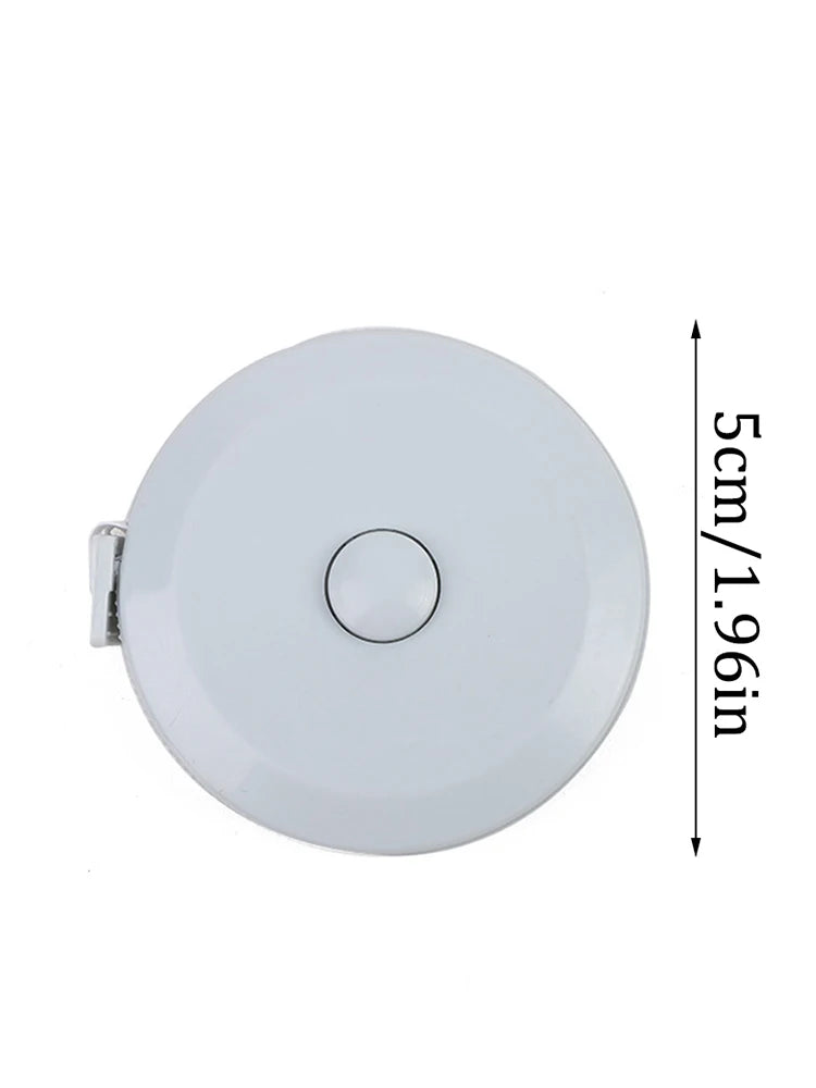 1PC/15PCS 1.5m Small Tape Measure Portable Student Soft Leather Three Measurement Clothes Automatic Recycling