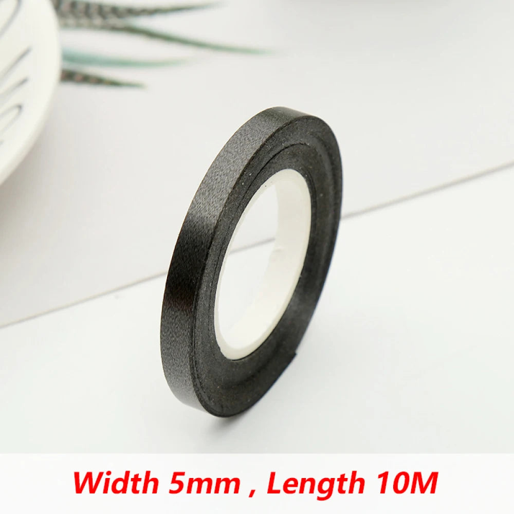 10Meter/Rolls 5mm Balloon Ribbon Party Birthday Wedding Accessorie Laser Balloon Chain Satin Ribbons Crafts DIY Party Decoration