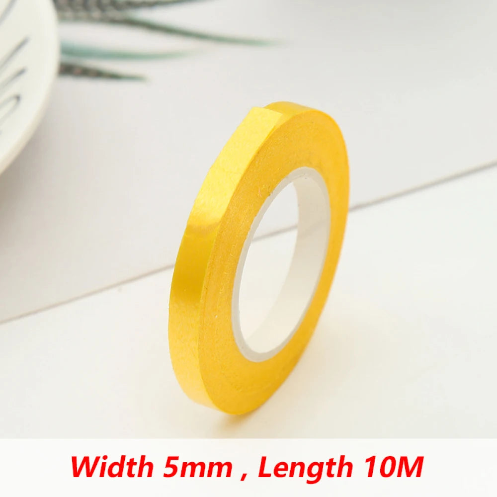 10Meter/Rolls 5mm Balloon Ribbon Party Birthday Wedding Accessorie Laser Balloon Chain Satin Ribbons Crafts DIY Party Decoration