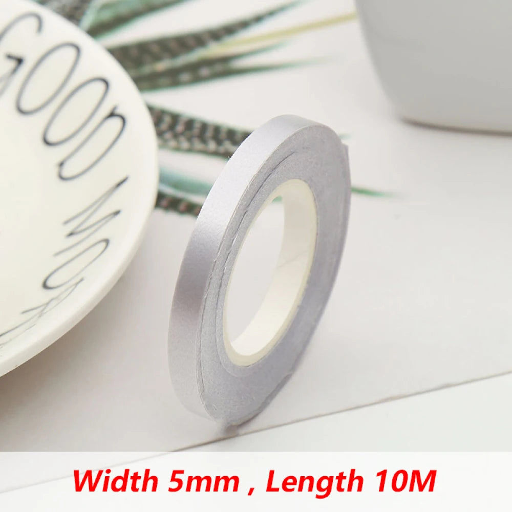 10Meter/Rolls 5mm Balloon Ribbon Party Birthday Wedding Accessorie Laser Balloon Chain Satin Ribbons Crafts DIY Party Decoration